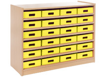 Frame esdoorn - kisten lichtgeel