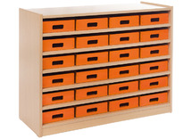 Frame esdoorn - kisten oranje