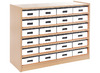 Kast Basic, Met 5 Planken En 24 Kisten
