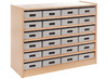 Kast Basic, Met 5 Planken En 24 Kisten