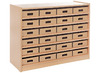 Kast Basic, Met 5 Planken En 24 Kisten