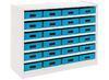 Kast Basic, Met 5 Planken En 24 Kisten