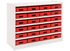Kast Basic, Met 5 Planken En 24 Kisten