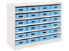 Kast Basic, Met 5 Planken En 24 Kisten