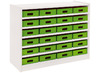 Kast Basic, Met 5 Planken En 24 Kisten