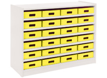 Frame wit - kisten lichtgeel