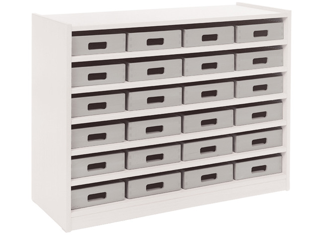 Frame Wit - Kisten Grijs