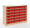 Kast Basic, Met 5 Planken En 24 Kisten