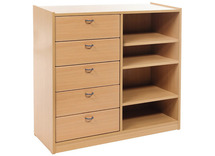 Frame beuk - laden lichtblauw