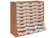 Kast Basic 1 Meter, Met 8 Planken, Kisten Niet Inbegrepen