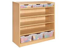 Kast Basic 1 Meter, Met 4 Planken, Kisten Niet Inbegrepen
