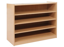 Kast - Basic - Met 3 Planken - Kisten Nietinbegrepen - beuk - per stuk