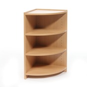 Kast Basic, Hoekkast Met 2 Planken