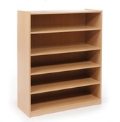 Kast - Basic - Met 4 Planken - 100B - beuk - per stuk