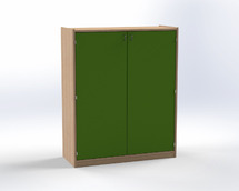 Frame beuk - deuren groen
