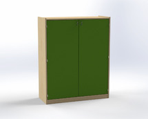 Frame esdoorn - deuren groen
