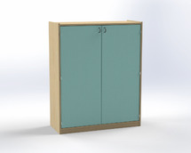 Frame esdoorn - deuren turkoois