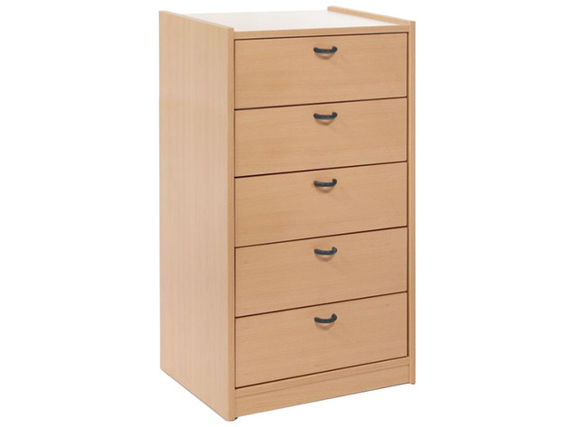 Kast Basic 1 M, 1 Kolom, Met 5 Laden