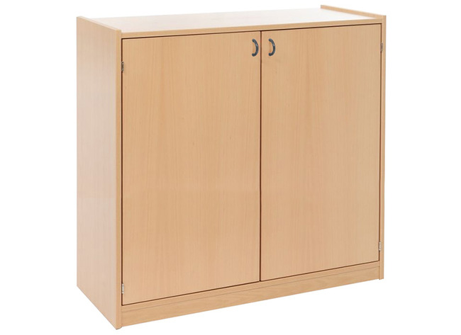 Kast Basic 1 M, Met 3 Planken En 2 Deuren