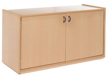 Kast - Basic - Opzetkast - Met 1 Plank En 2 Deuren - beuk - deur appelgroen - per stuk