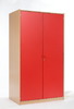 Kast Basic, Hoge Kast Met 5 Planken En 2 Deuren, Met Slot, 60D