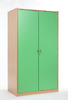 Kast Basic, Hoge Kast Met 5 Planken En 2 Deuren, Met Slot, 60D