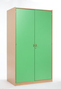 Kast Basic, Hoge Kast Met 5 Planken En 2 Deuren, Met Slot, 60D