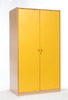 Kast Basic, Hoge Kast Met 5 Planken En 2 Deuren, Met Slot, 60D