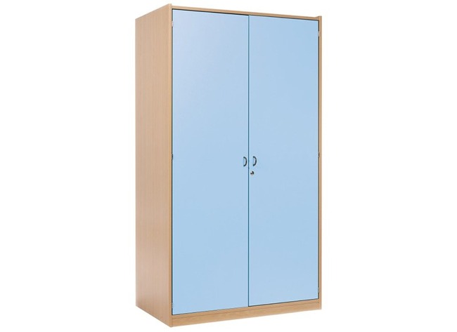 Kast Basic, Hoge Kast Met 5 Planken En 2 Deuren, Met Slot, 40d