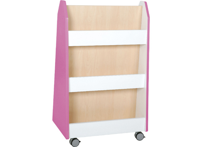 Esdoorn/wit  - Zijwand Fuchsia