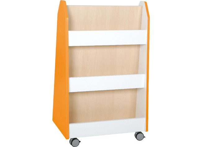 Esdoorn/wit  - Zijwand Oranje
