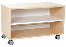 Quadro - S Kast Met 1 Legplank Op Wielen