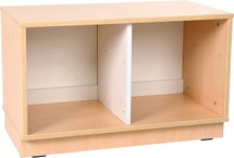 Quadro - S kast voor 4 laden op plint