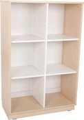 Quadro - L Kast Met Tussenwand En 2X2 Legplanken