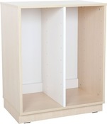 Quadro - M Kast Voor Kunststof Bakken - Met 1 Scheidingswand
