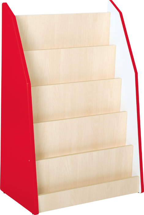 Esdoorn/wit  - Zijwand Rood