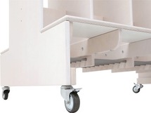 Dubbelzijdige garderobe multiplex 10 vakken