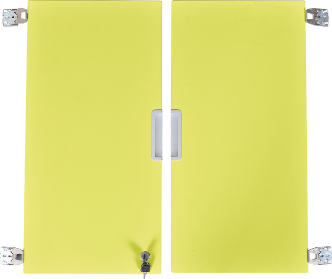 Quadro - Middelgrote Deuren Met Slot, Per Paar - Lime