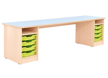 Speeltafel - Groepstafel - Incl 8 lage FC - laden - limoen - per stuk