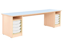 Speeltafel - Groepstafel - Incl 8 lage FC - laden - transparant - per stuk