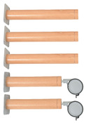 Flexi - Tafelpoten 76 Cm 5St