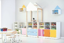 Quadro - Aanbouw - Smal Dak - Wit