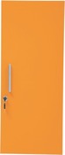 Locker - hout - deur 83,3 cm -oranje