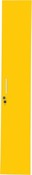 Locker - hout - deur 171 cm -geel