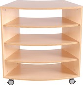 Flexi - M-Kast - Gebogen - Wielen