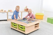 Vierkante Speeltafel - Laag