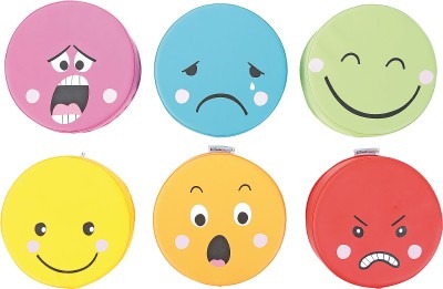 Tapijt - Zitkussens - Emoties 6st
