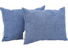 Kussens - 40x30cm - blauw - set van 2