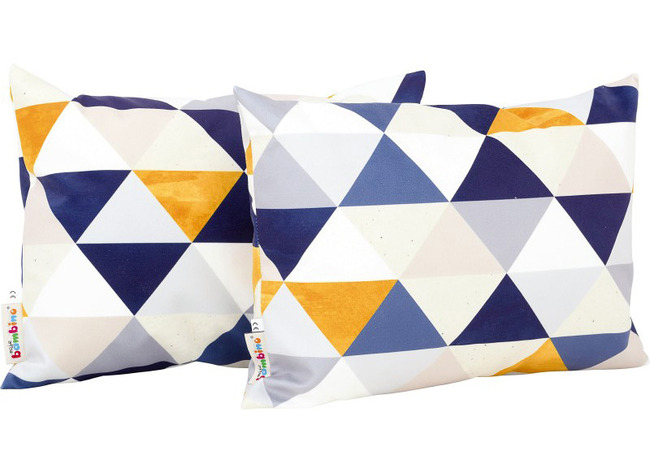 Kussens - 40x30cm - Driehoekjes - Set Van 2