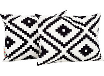 Kussens - 40X30Cm - Ruit 2St